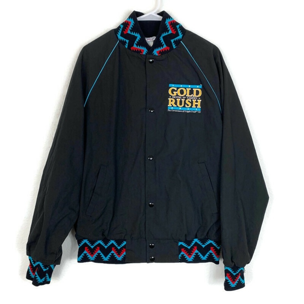 Gold Rush Colorado Western Casino Bomber Jacket